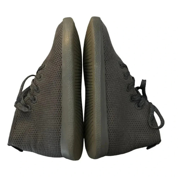 Allbirds Tree Toppers Charcoal Lightweight High Top Lace Up Sneaker Shoe - Picture 4 of 11